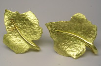 ORECCHINI ORO A FOGLIA